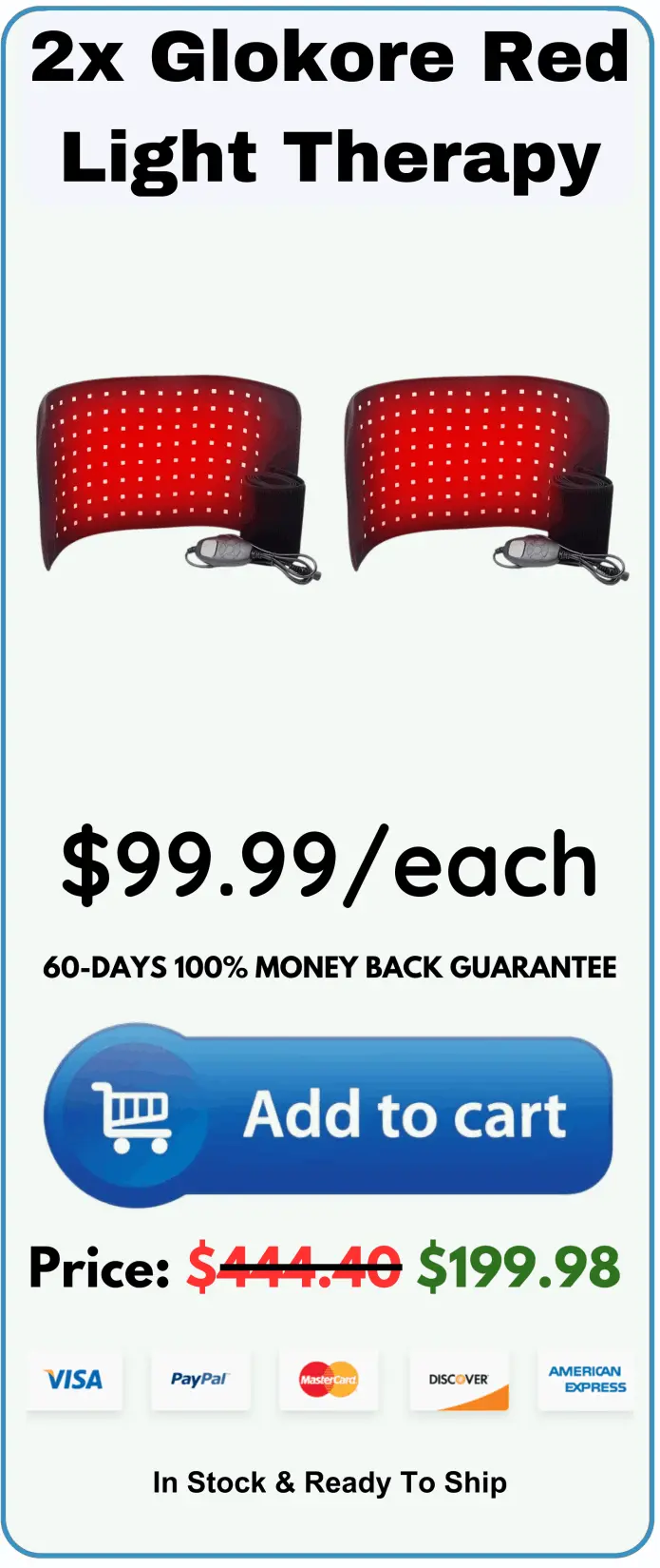 Glokore Therapy Wrap package price